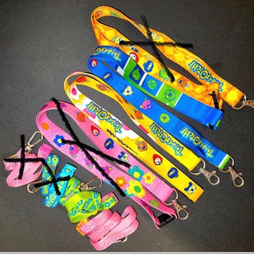 Vintage 2004-2006 tamagotchi lanyards and leashes